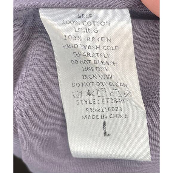 Easel Los Angeles Embroidered Boho Vest Women’s L Blue Gray Floral Tassel NWOT - Picture 9 of 9